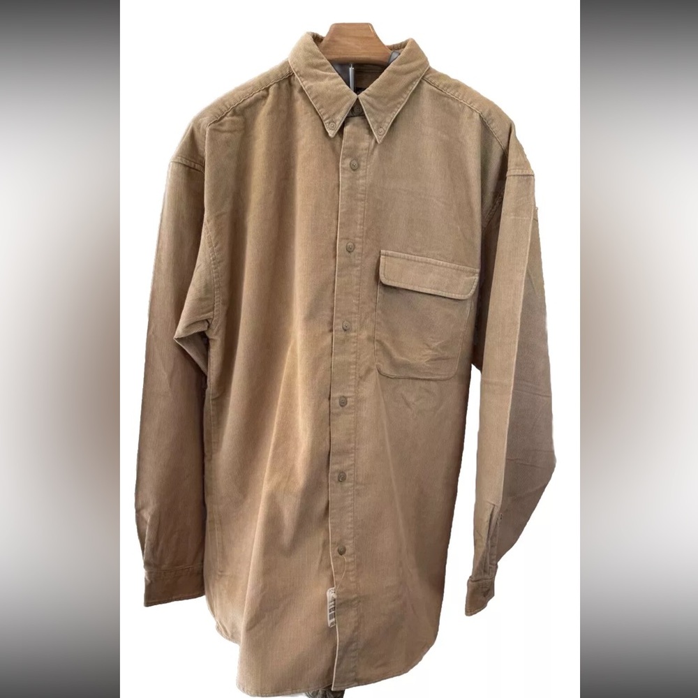 🆕Bachrach sport‎ originals Men’s large/Tall cotton corduroy long sleeve NWT 90s